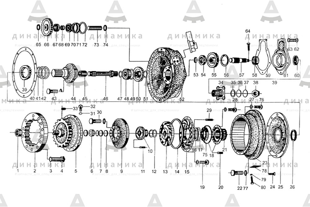 Коробка передач xcmg lw300f схема