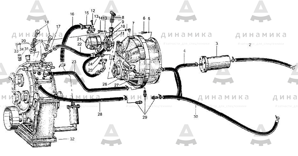 Коробка передач xcmg lw300f схема